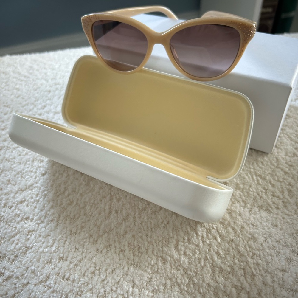 Chloe Tan Cat-Eye Sunglasses